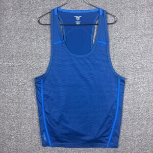 Nasty Pig Lift Racerback Tank Top Mens Large Blue Mesh NP Gym Muscle Workout